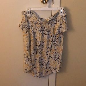 small Old Navy floral blouse